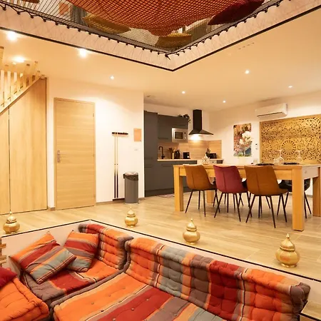 Capsule Marrakech I Chicha I Sauna I Balneo I Console Ps5 I Cinema Feriehus Trith-Saint-Leger