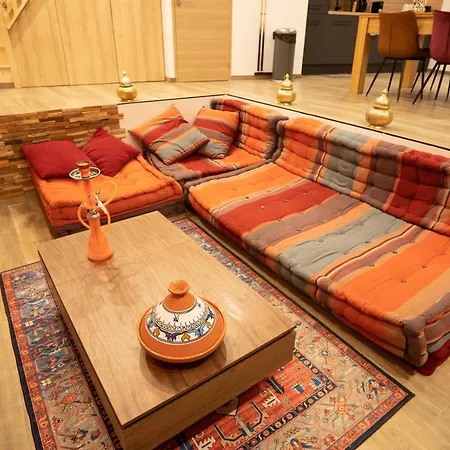 Feriehus Capsule Marrakech I Chicha I Sauna I Balneo I Console Ps5 I Cinema