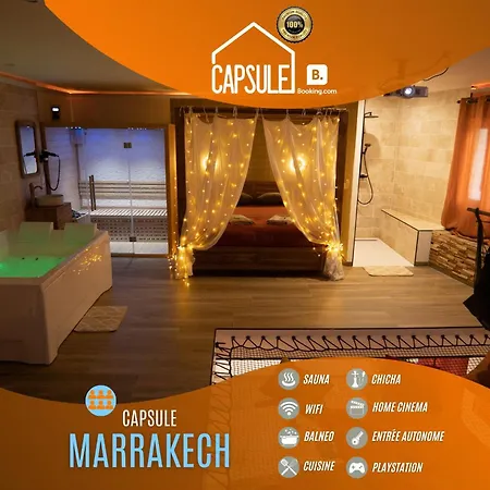 Capsule Marrakech I Chicha I Sauna I Balneo I Console Ps5 I Cinema *